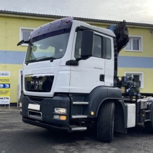 foto Eur5 MAN 6x2 tractor+crane 17tm