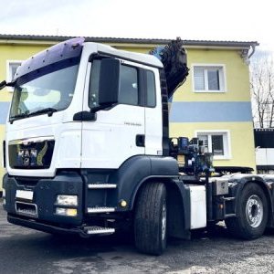 foto Eur5 MAN 6x2 tractor+crane 17tm