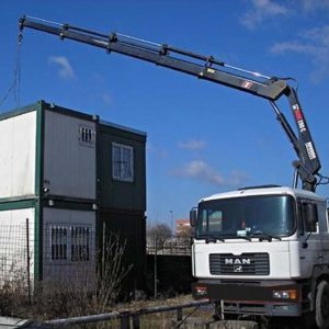 foto 6x2 MAN 6m pritsche+ crane Hiab 200C