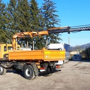 foto 4x4 MAN tipper+crane remote municipal