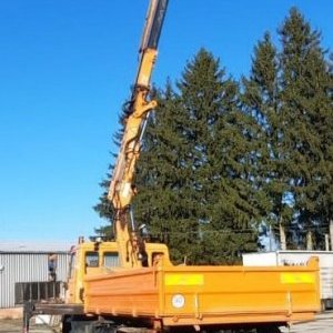 foto 4x4 MAN tipper+crane remote municipal