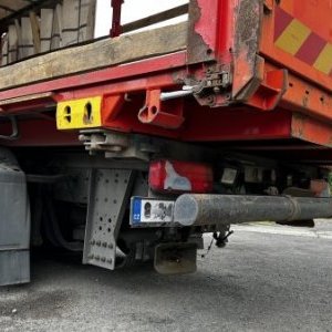 foto Eur6 BDF 7.3+7.3m MAN 6x2 +18t tandem lowdeck Fliegl/Krone