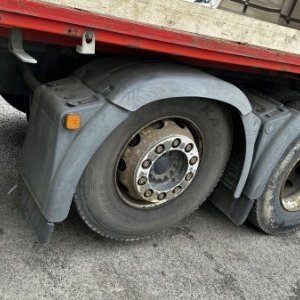 foto Eur6 BDF 7.3+7.3m MAN 6x2 +18t tandem lowdeck Fliegl/Krone