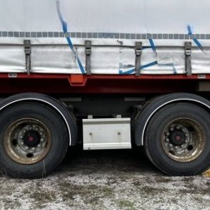 foto Eur6 BDF 7.3+7.3m MAN 6x2 +18t tandem lowdeck Fliegl/Krone