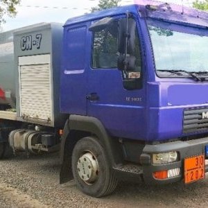 foto 6.7m3 ADR diesel tank 2x 3.350 ltr MAN 9.5t bed