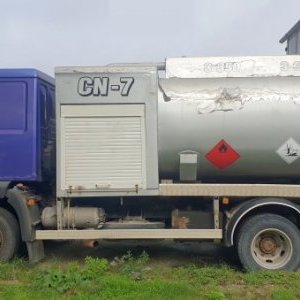 foto 6.7m3 ADR diesel tank 2x 3.350 ltr MAN 9.5t bed